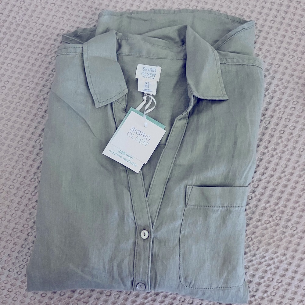 🆕 Sigrid Olsen Linen Top 🆕